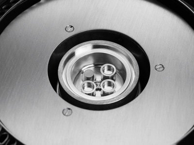 DSC testing laboratory closeup of calorimetry equipment