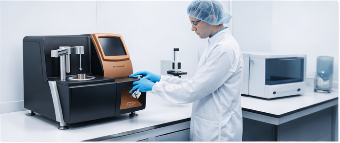 DSC testing samples ready for thermal analysis