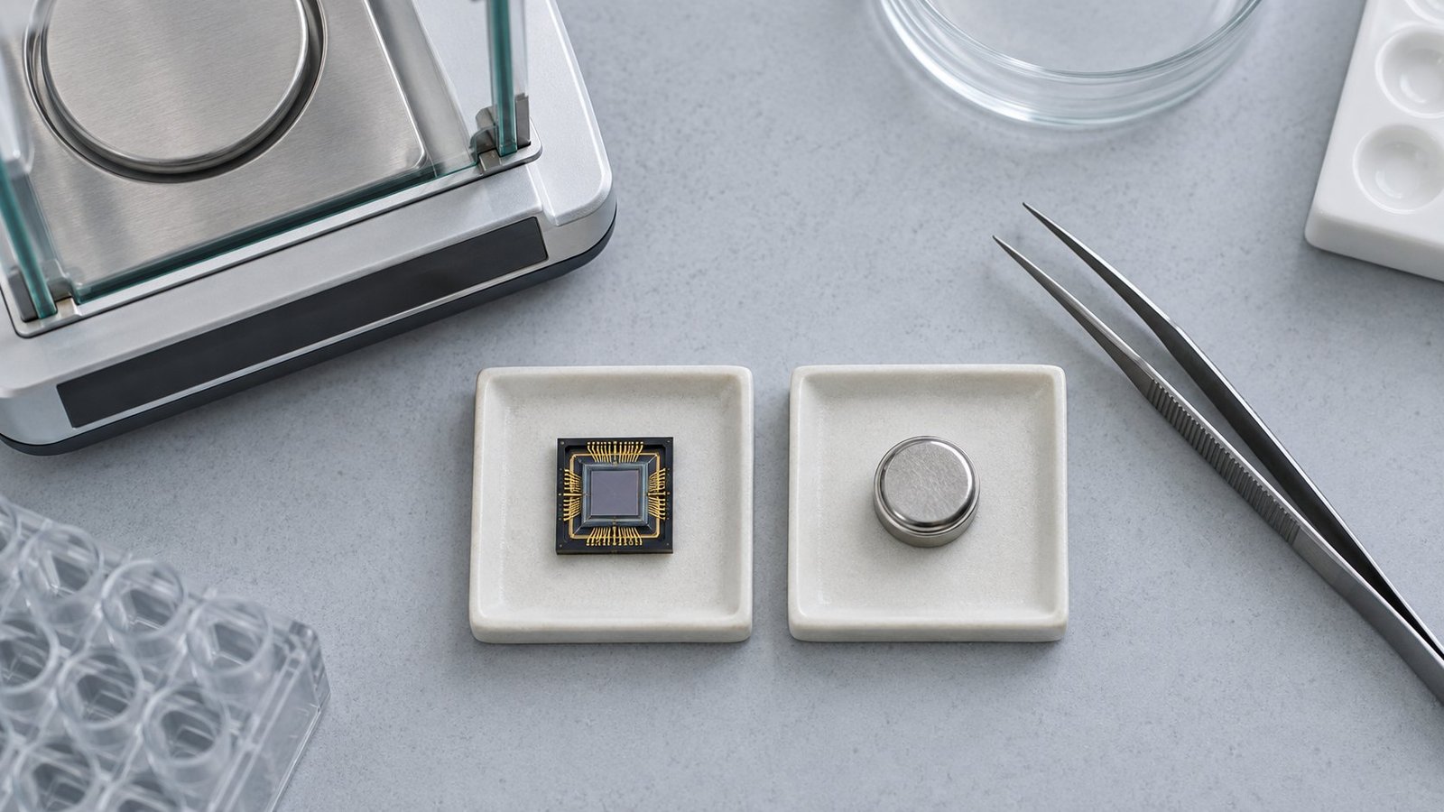DSC meaning comparison of a conventional crucible and an open MEMS chip sensor