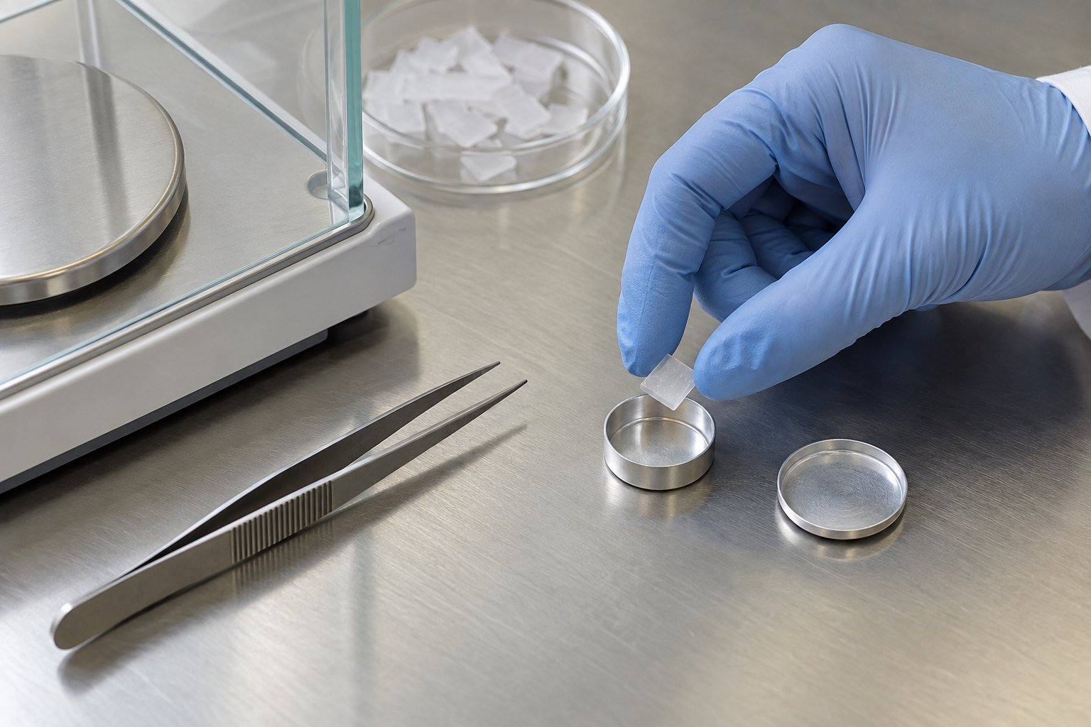 DSC test short chain branching instrument and SSA sample preparation
