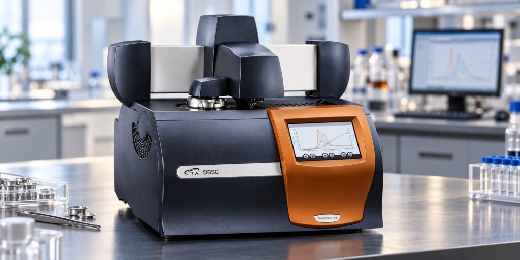 DSC sample pan pressure setup with Discovery X3 calorimeter